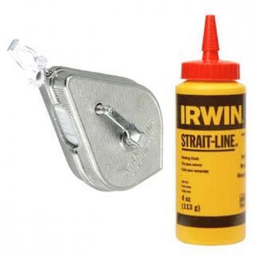 Irwin red chalk line reel combo 64498 for sale
