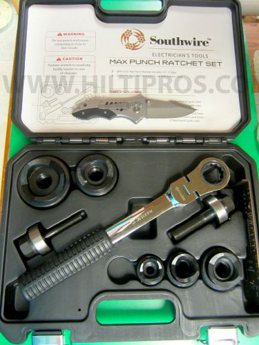 Maxis max punch ratchet with 3/4&#034; - 2&#034; knockouts, in mint condition, fast ship for sale