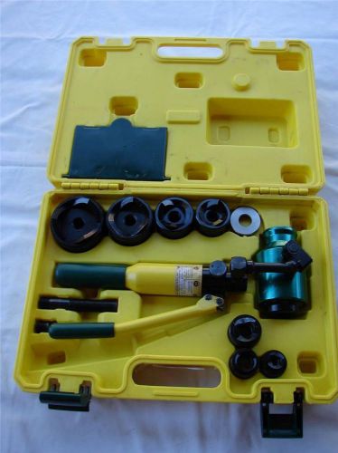 L.h. dottie hptk1 13 piece hydraulic punch kit - 1/2 - 2-1/2&#034; - 12 ton capacity for sale