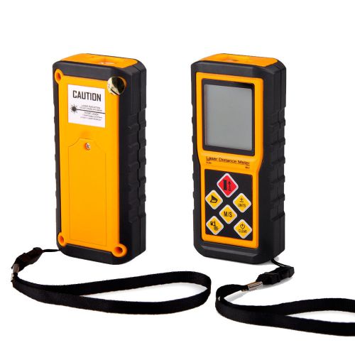 80m digital laser distance meter range finder measure diastimeter lcd w/ battery for sale