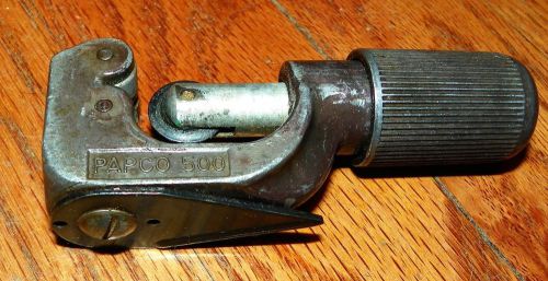 Vintage PAPCO 500  Tubing Cutter 1-1/8&#034; Max DAYTON, OHIO PATENT PENDING