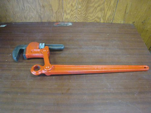 Ridgid Super Four 4 36&#034; Compound Leverage Pipe Wrench / Wrench Only Used