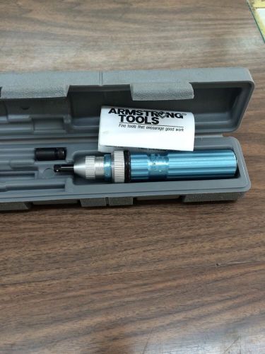 ARMSTRONG TORQUE SCREWDRIVER 64-005 , 6 -36 IN. LBS , MADE IN U.S.A. 1/4&#034; DRIVE