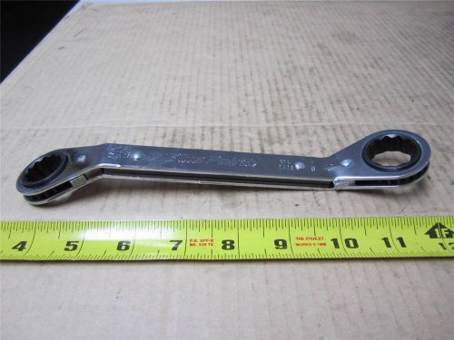 Blue point rya2428 us made 3/4&#034; x 7/8&#034; offset ratcheting box wrench  clean for sale