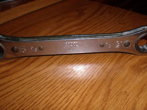 PROTO J1196-A Ratcheting Box Wrench,5/8x3/4&#034;,Spline