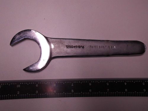 1 9/16&#034; fairmont open end line wrench, hydraulic service, water pump, an fitting for sale