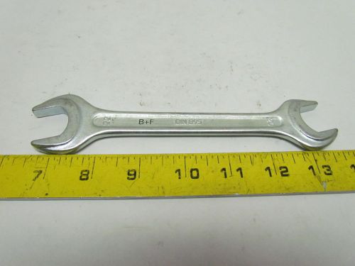 B&amp;F DIN 895 22mm x 20mm Double Open End Wrench 7-1/2&#034; OAL