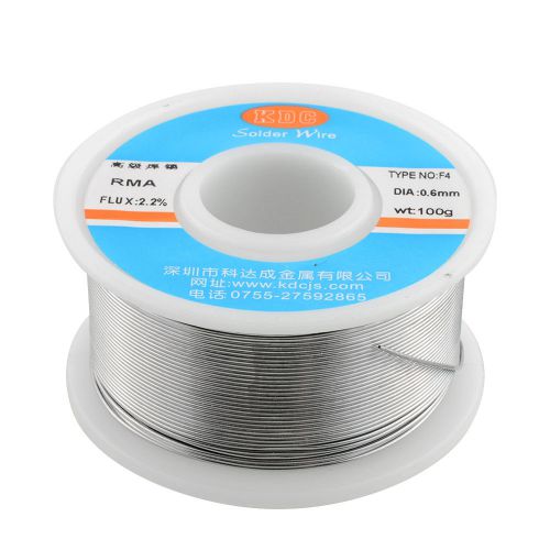 1 Roll Reel 60/40 100g 0.6mm Slim Tin Lead Core Wire Solder for Electrical