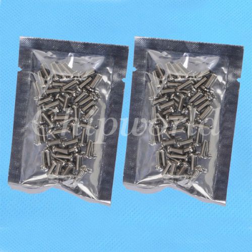 100pcs m3*8 bolts screw spike round head screw ?3mm length 8mm for sale