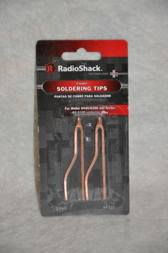 Radio Shack Soldering Gun Copper Tips for Weller &amp; Radio Shack Guns 64-237