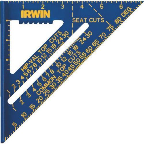 Irwin 1794463 hi-contrast aluminum rafter angle square-hi contrst rafter square for sale