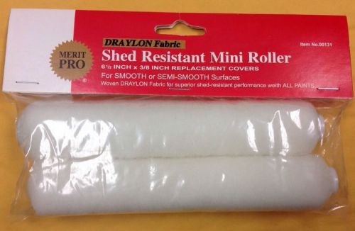 Merit pro 00131 shed resistant mini roller 6 1/2&#034; x 3/8&#034; for sale