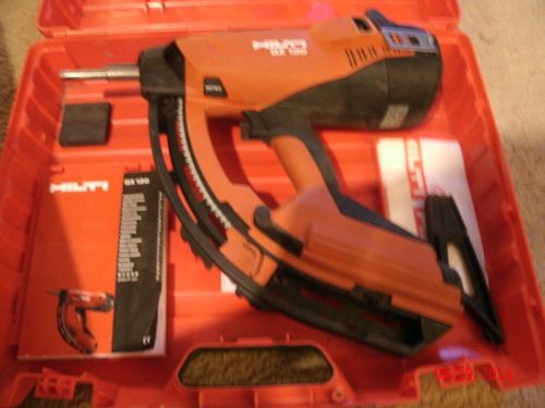 Hilti GX 120 Fully Automatic Gas Actuated Fastening Nail Gun in Case