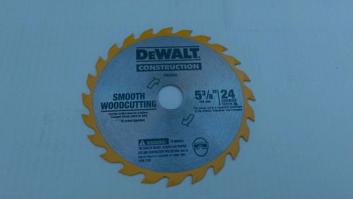 DeWALT 5-3/8 in. Arbor 20mm 24-Tooth Carbide Blade for Smooth Woodcutting