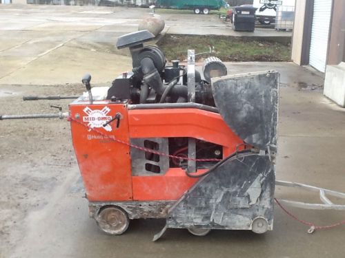 2012 6600d husquvarna concrete saw for sale