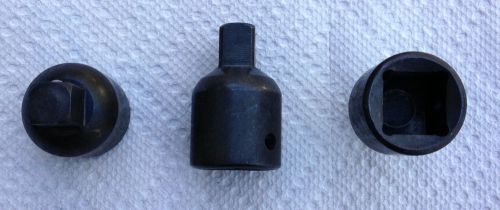 (3)  1/2&#034; M to 3/4&#034;F Impact wrench addaptor, Lot of 3