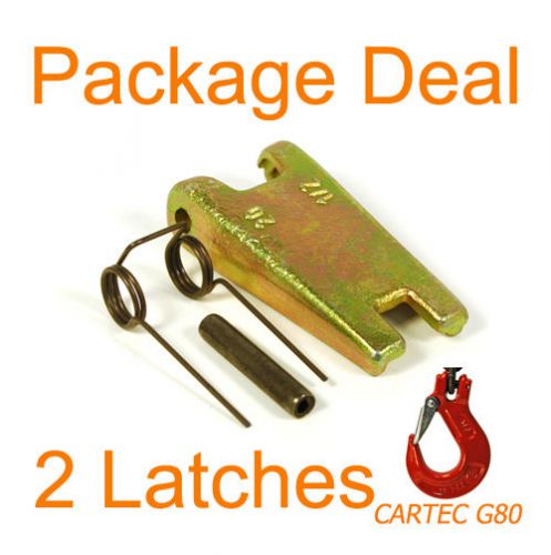 Cartec 3/4&#034; sling hook latch kit grade 80 - package of 2 for sale