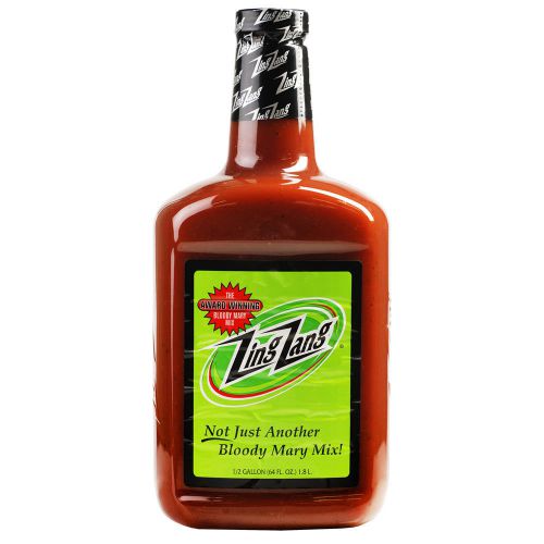 X6  zing zang 64 oz bloody mary mix award winning bottle 1/2 gallon case for sale