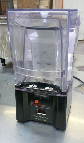 K-TEC Blentec ICB3 Commercial Blender Smoother Jar Lid Sound Enclosure