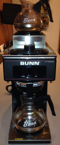 BUNN Pourover Coffee Brewers with 2 Warmers VP17-2 Stainless Steel Finish