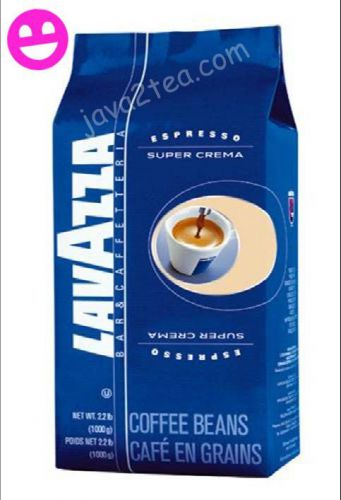 LavAzza Super Crema Espresso Whole Bean Coffee 1 Kilo - 2.2 LB Bag