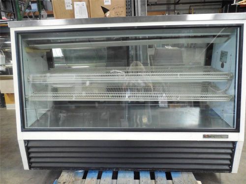 TRUE 72&#034; GLASS FRONT REFRIGERATED DELI/BAKERY CASE MODEL TSID-72-2 WORKS GREAT