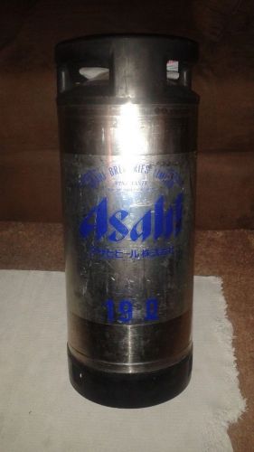 Used 19L (5GAL) Sankey Keg, 19Q Asahi Keg, Sanke Party Keg