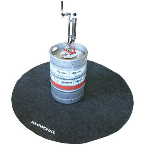 The KegWorks Floor-Saver Keg Mat 3000 - Keep Floors Clean &amp; Dry - Beer Kegger