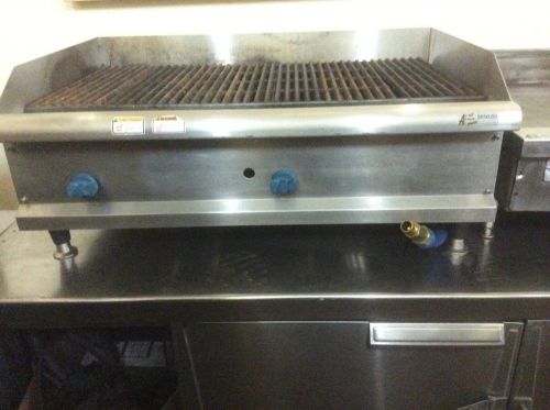 36&#034; CHARBROILER NAT GAS QUICK DISCONNECT FULLY TESTED