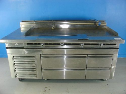 72&#034; Jade Thermostat Controlled 60&#034; Griddle w/ Refrigerator Stainless Grill!