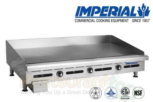 Imperial comm griddle thermostat heavy duty 36&#034; plate nat gas model itg-36 for sale