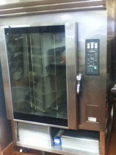 Lbc model lmo-e bakerseries elect, &#034;mini&#034; rotating rack oven for sale