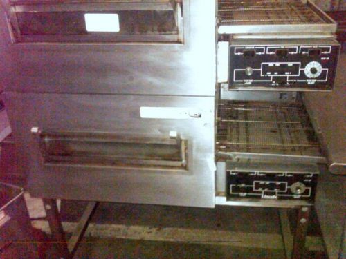 LINCOLN IMPINGER DOUBLE STACK  18&#034; CONVEYOR PIZZA OVENS