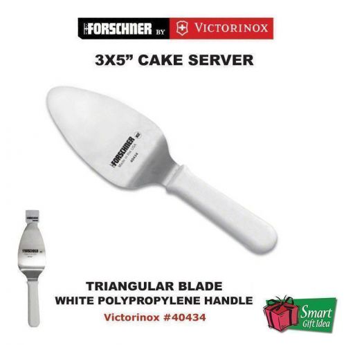 Victorinox Forschner Cake Server, 3x5&#034;, White Handle #40434