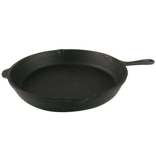 Cast iron skillet roy ci 1155 - 15 1/2&#034; royal industries for sale