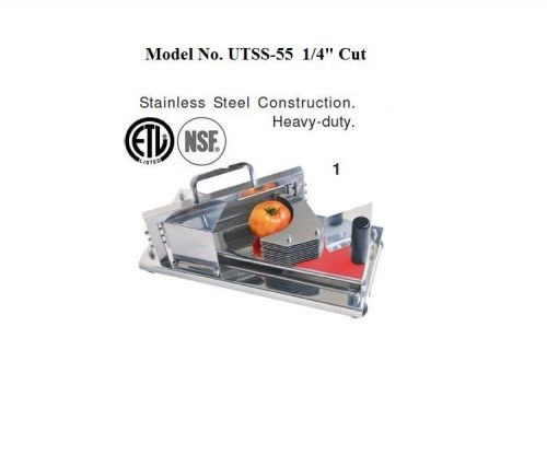 Uniworld stainless steel tomato slicer 1/4&#034; cut etl approved model no. utss-55 for sale