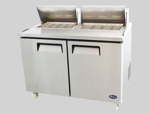 Atosa msf-8307 2 door mega top sandwich/salad prep table - free shipping!! for sale