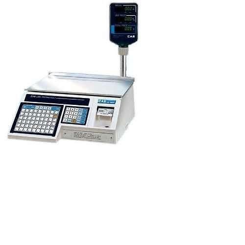 Cas lp-1000np label printing scale with pole-brand new! free labels for sale