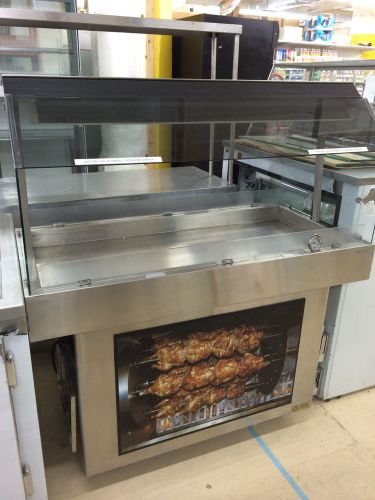 Mobile hot packaged food merchandiser for sale