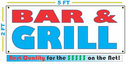 Full Color BAR &amp; GRILL Sign NEW XL Larger Size Best Quality for the $$$$