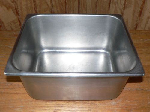 VOLLRATH  6&#034; Deep Half Size  Stainless Steel Steam Table Pan 36% HEAVIER !!