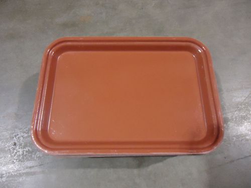 Case of (12) carlisle euronorm food trays raspberry 7x10&#034; serving bakery cafe for sale