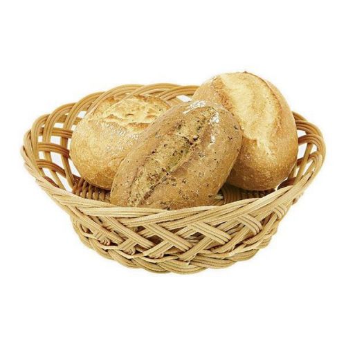 round polyrattan bread basket set of 4