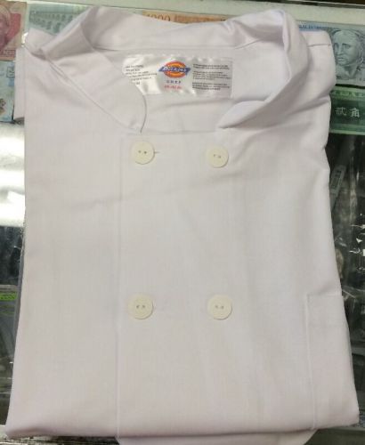 Chef Jacket Dickies 70305 Restaurant Button Front White Uniform Coat 2X New