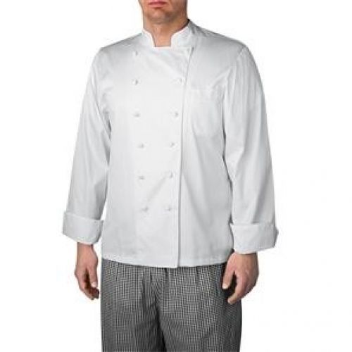 4100-WH White Executive Long Sleeve Jacket Size 5X