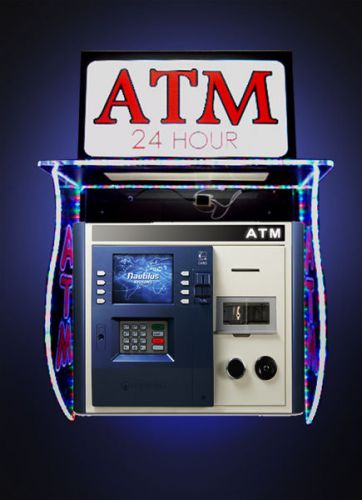 ATM Machine Surrounds - Multi-Color LED Panel with Topper for Monimax 4000W