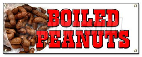 BOILED PEANUTS BANNER SIGN stand cart hot signs Georgia southern south nuts