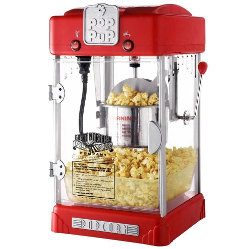 Popcorn Popper Machine Movie Style Countertop Kettle Antique Retro Cart Ounce