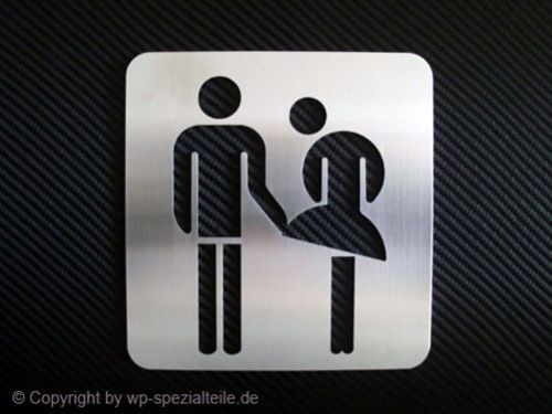 Toilet symbol door sign restroom unisex bathroom funny business men women new for sale
