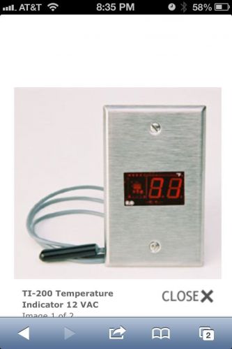 TI-200 12v Temperature Indicator Disply Control Products
